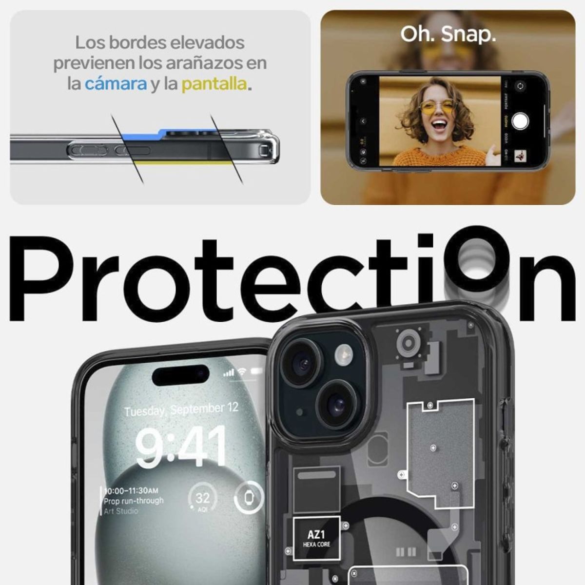 SPIGEN - Case Spigen Ultra Hybrid Zero One iPhone 15 MagSafe