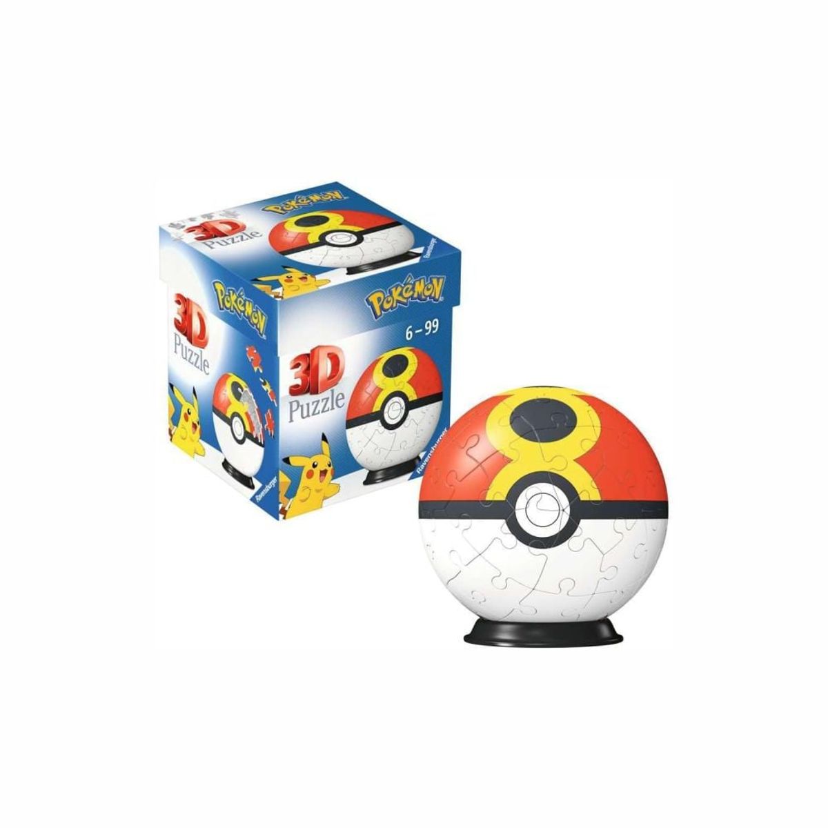 POKEMON - Pokemon Rompecabeza Repeat Ball 3D 54 Piezas
