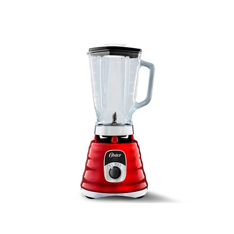 OSTER - LICUADORA CLASICA OSTER 3 VELOCIDADES 1000W CROMADA ROJA - BLST4126R
