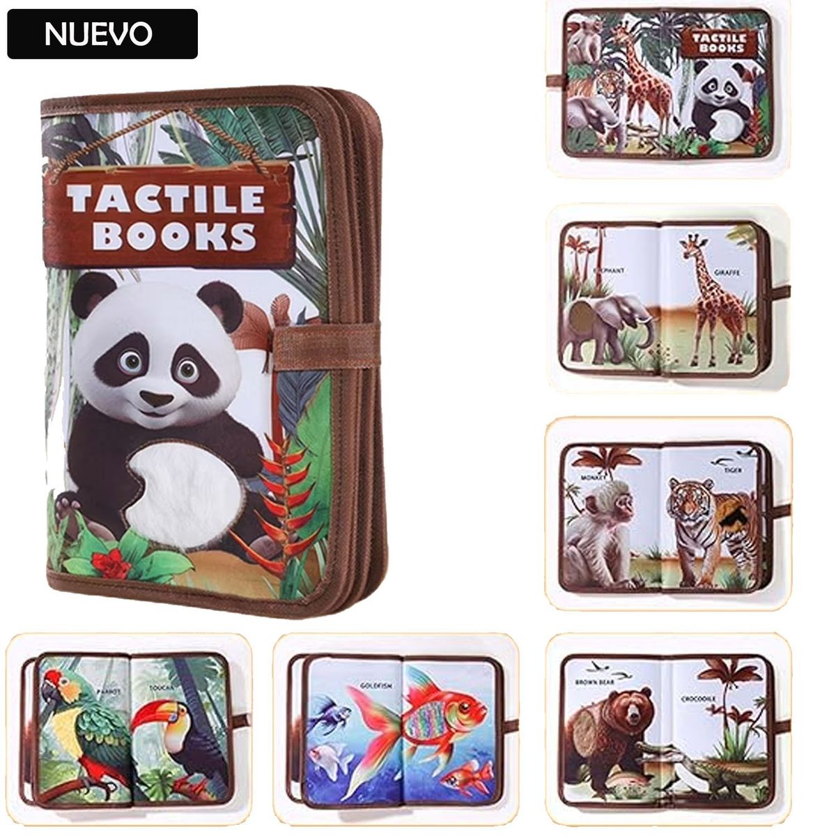 GENERICO - Juguete Libro Estimulación para Niños Sensorial