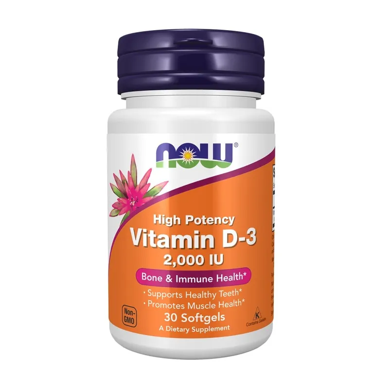 NOW - Vitamina D3 – 2000 IU - NOW