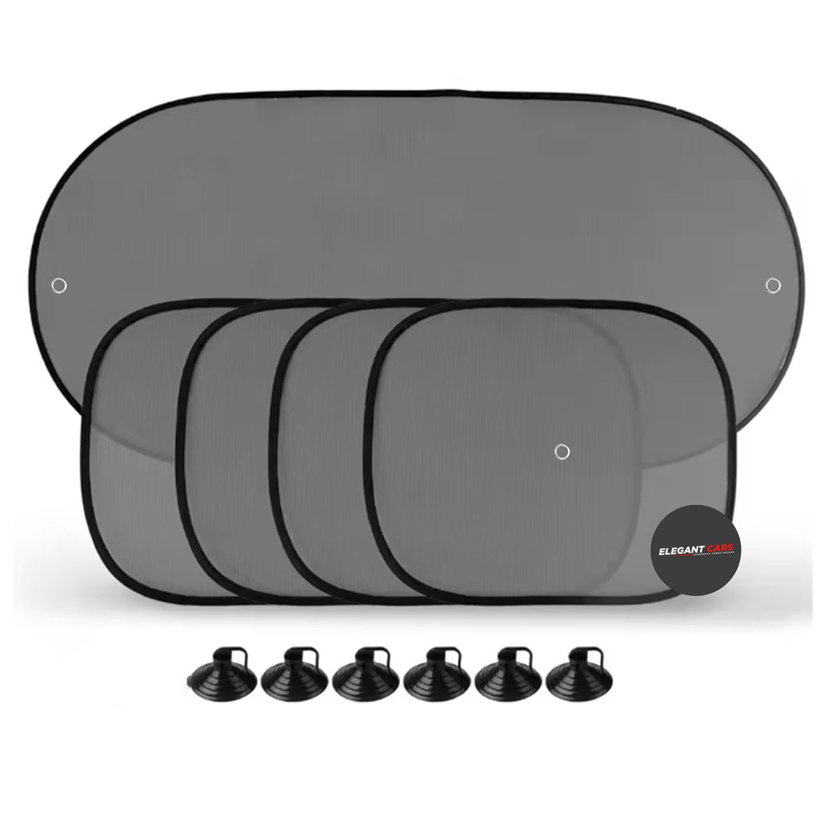 JET - Kit Cortina Parasol 5pcs Ventanas Con Posterior