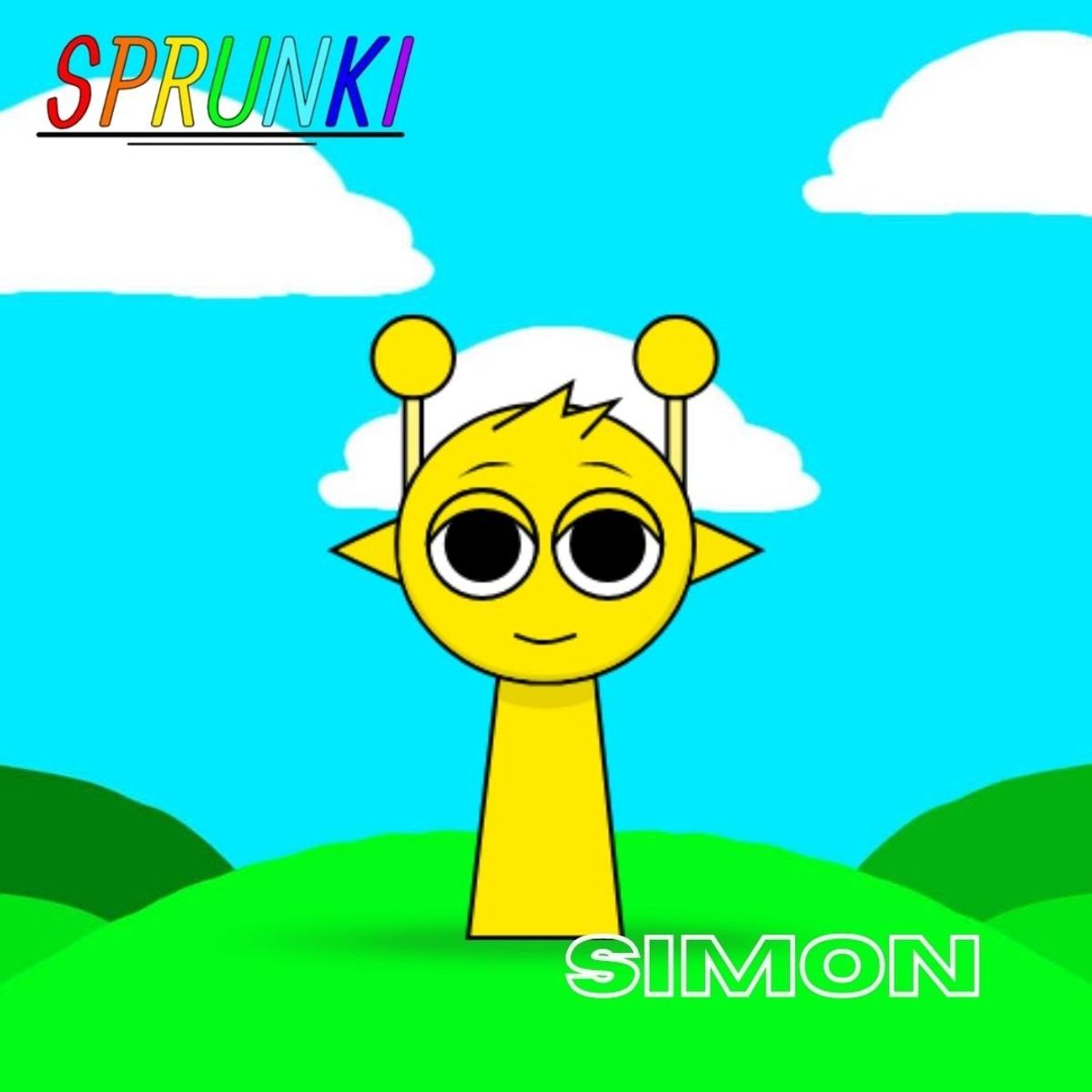 GENERICO - Peluches Sprunki Diseño Mediano - Simon