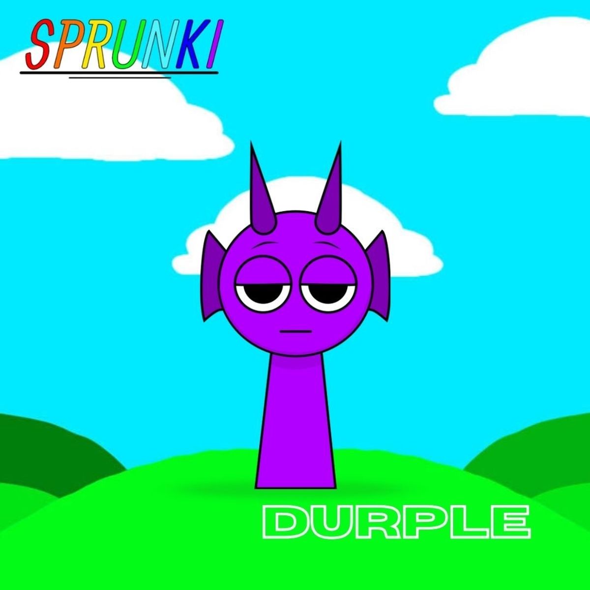 GENERICO - Peluches Sprunki Diseño Mediano - Durple