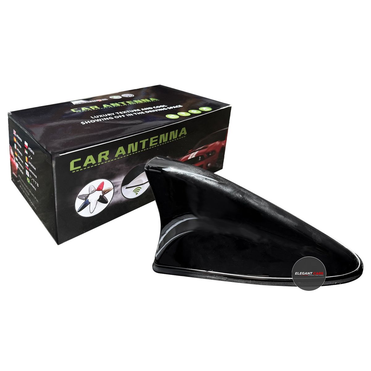 JET - Antela Aleta De Tiburon Negro Shark