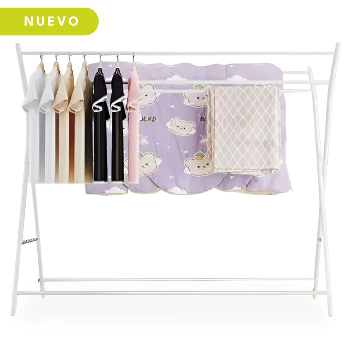 MINARI - Colgador de Ropa Tendedero Perchero Plegable 70T