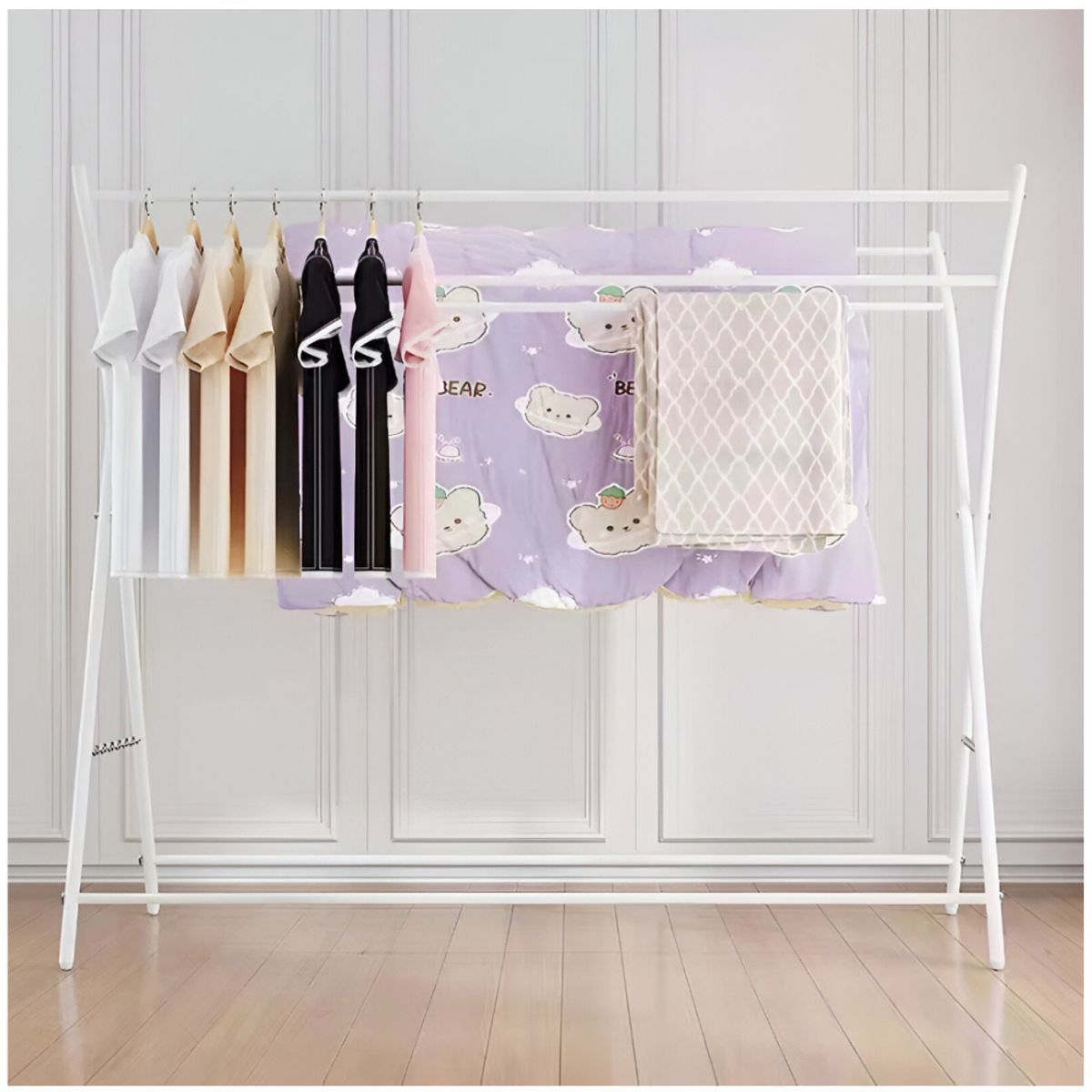 MINARI - Perchero Plegable Colgador de Ropa Tendedero 70T