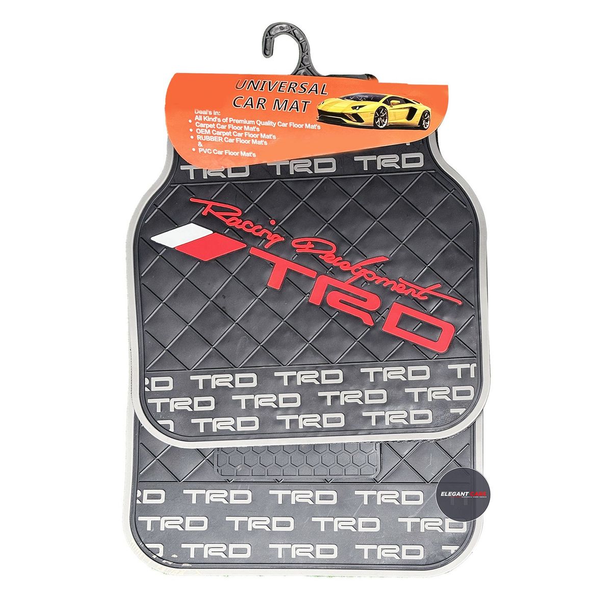 JET - Set Piso Deportivo Latex TRD Gris  5pcs