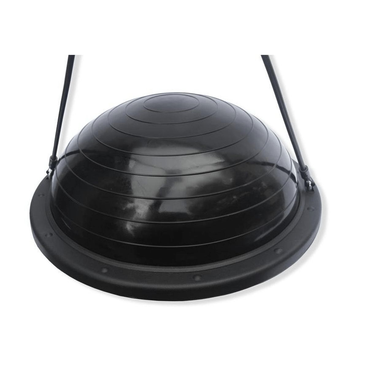 GENERICO - Bosu Ball BLACK Media Pelota Pilates Semi Esfera Balance