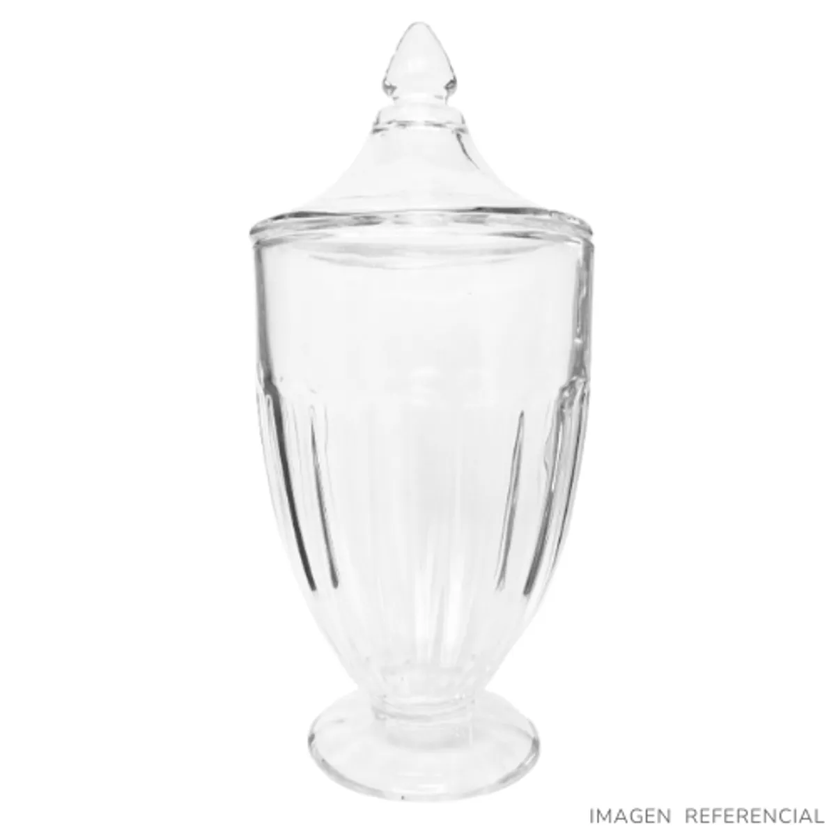 INSPIRA MARKET - Bombonera de Vidrio Exclusivo Dulcera Recipiente Multiusos