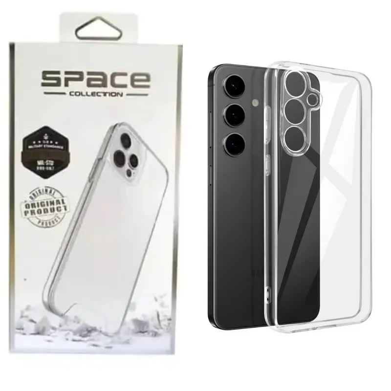 GENERICO - CASE SPACE PARA SAMSUNG GALAXY  A36 + MICA DE VIDRIO  -TRANSPARENTE