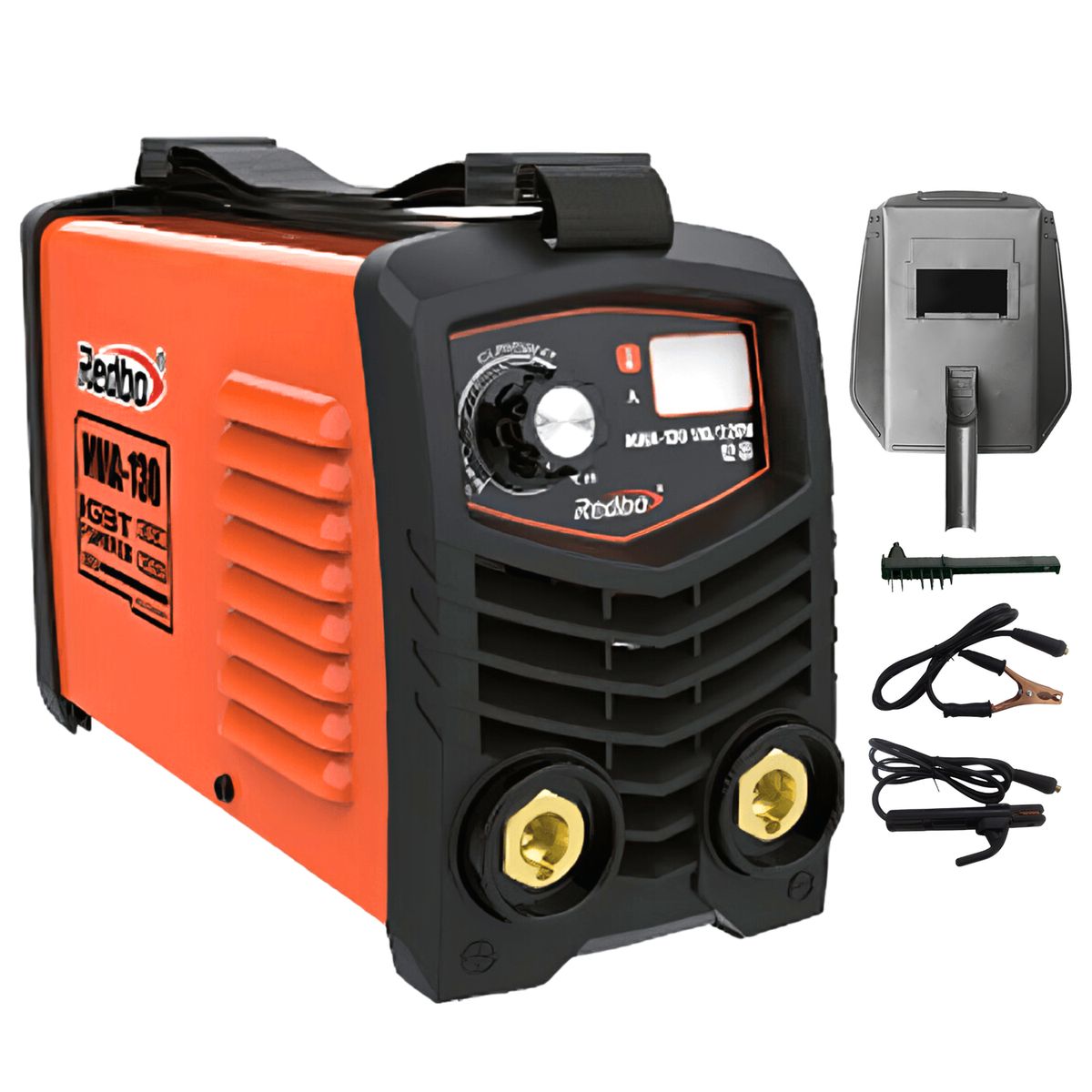 REDBO - Soldadora inversora 130A + mascara fotosensible Redbo