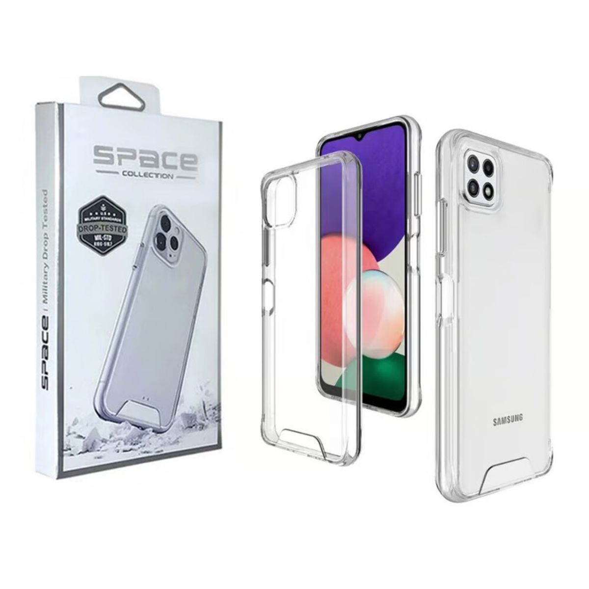 SPACE - Case Space Para Samsung A22 5g-Transparente