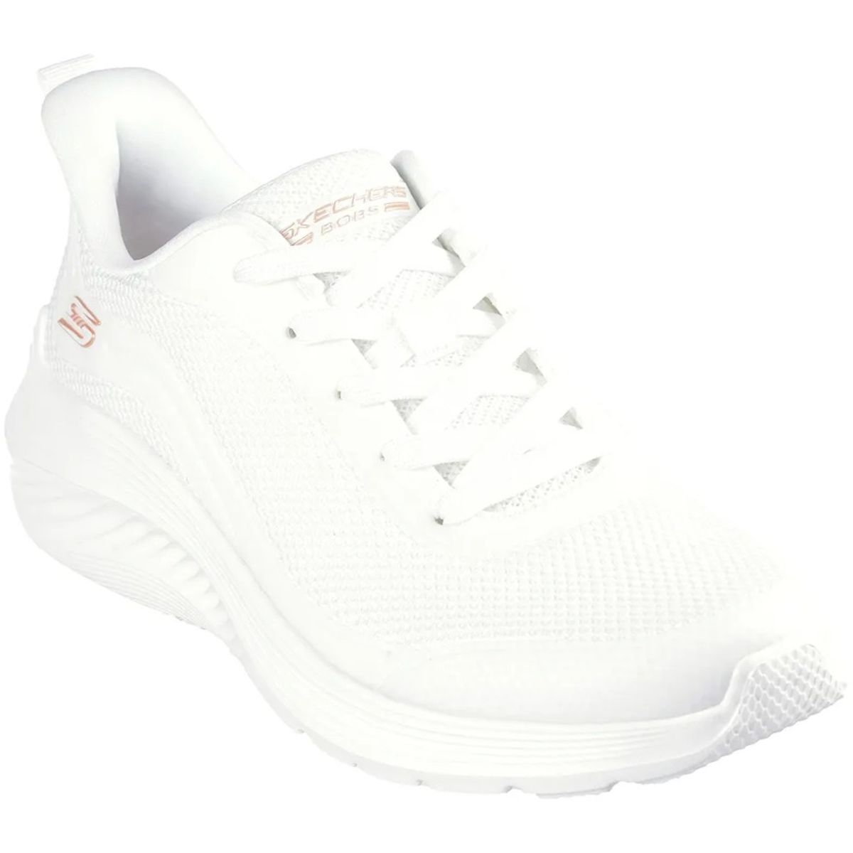 SKECHERS - Zapatilla Skechers Bobs Squad Waves-Still Wading 117483WHT para Mujer