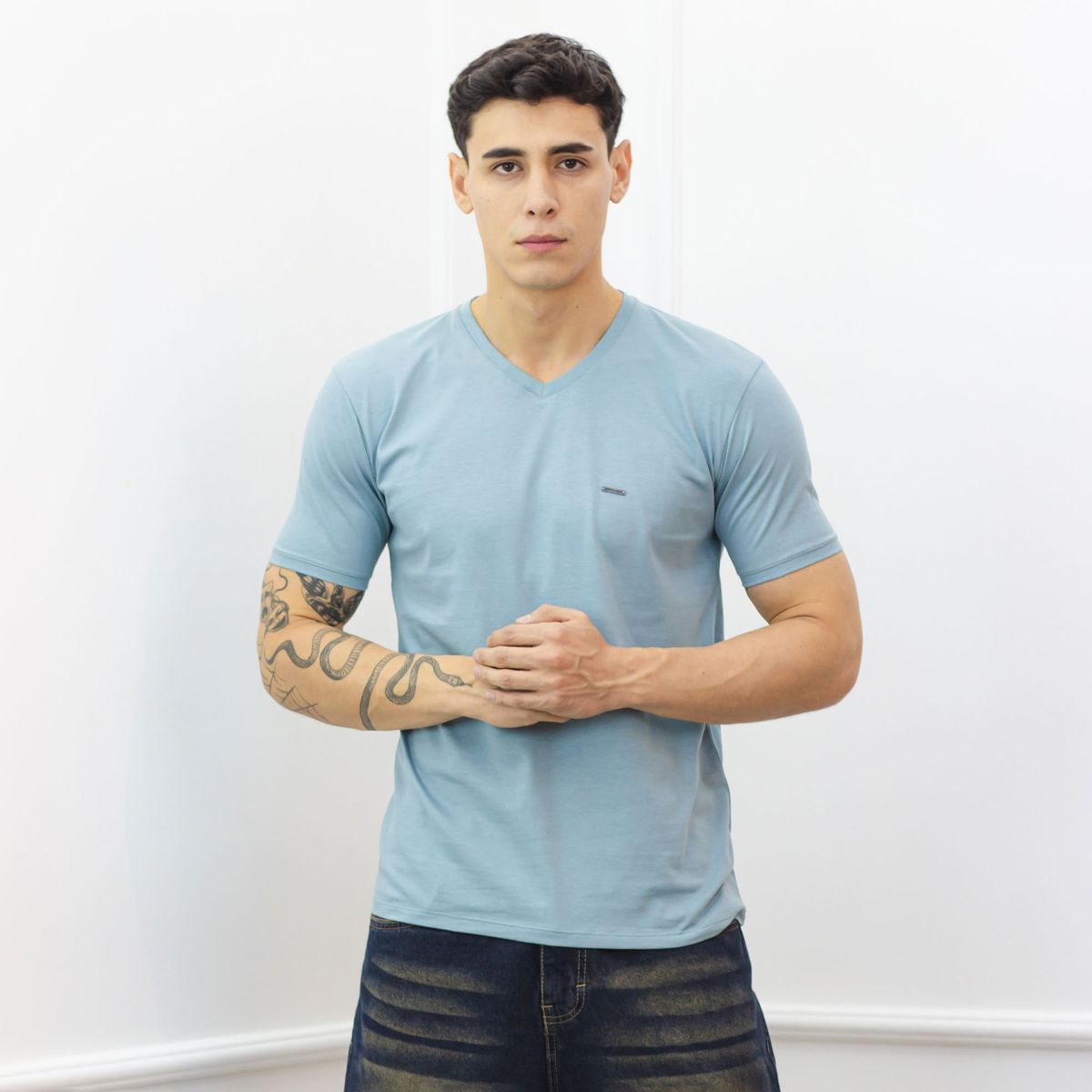 A VANTGARDESTYLE - POLO SLIM FIT CABALLERO MC - JERSEY 100% ALGODON