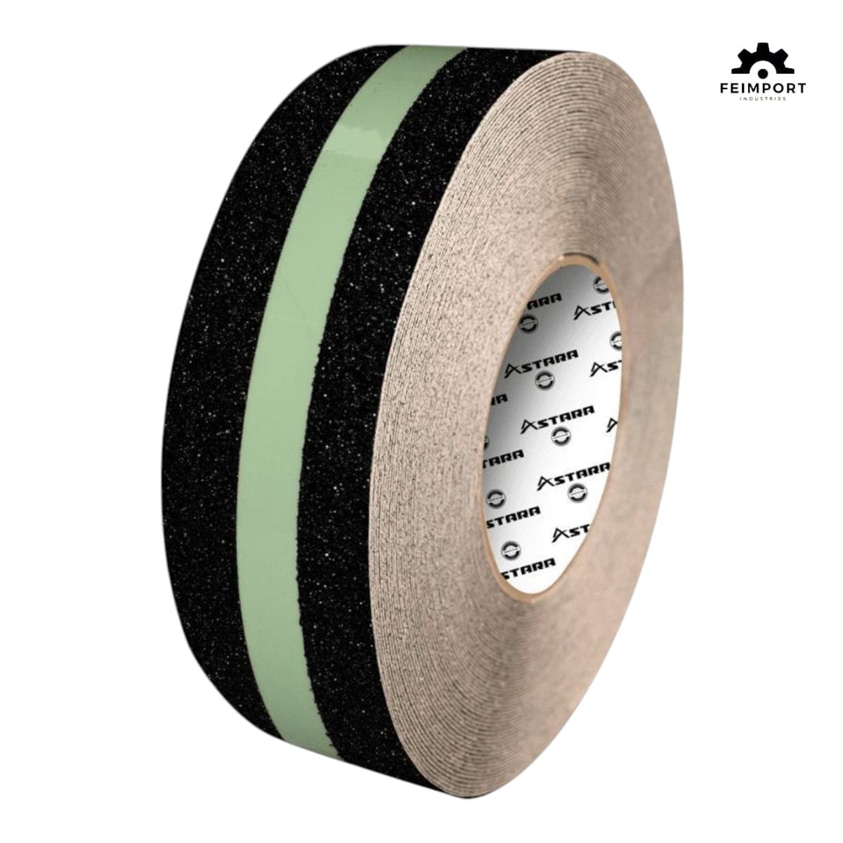 GENERICO - Cinta Antideslizante Negro Fotoluminiscente 2" x 18 metros - Astara