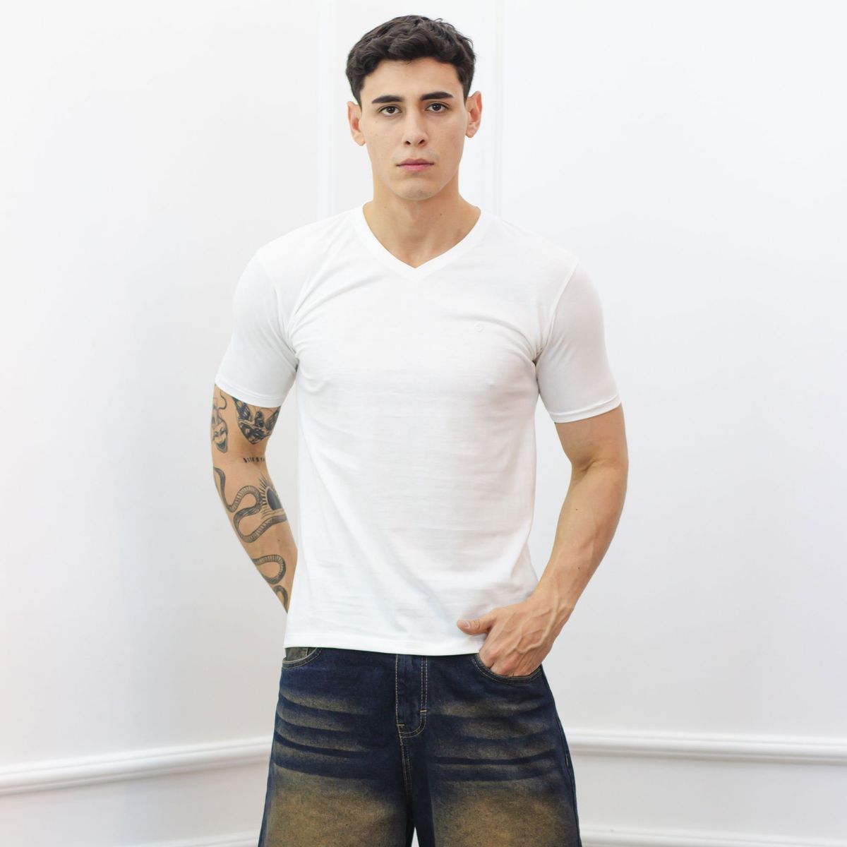 A VANTGARDESTYLE - POLO SLIM FIT CABALLERO MC - JERSEY 100% ALGODON