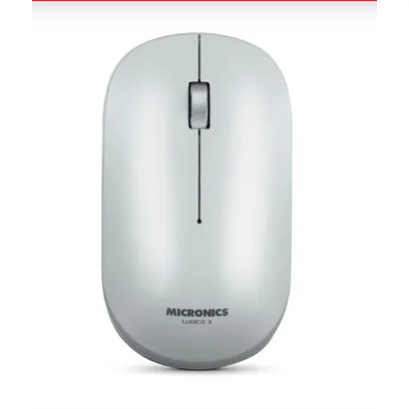 MICRONICS - Mouse Inalambrico LUDICO 3 WHITE MIC M722+K-3M BT WIFI USB-C MICRONICS