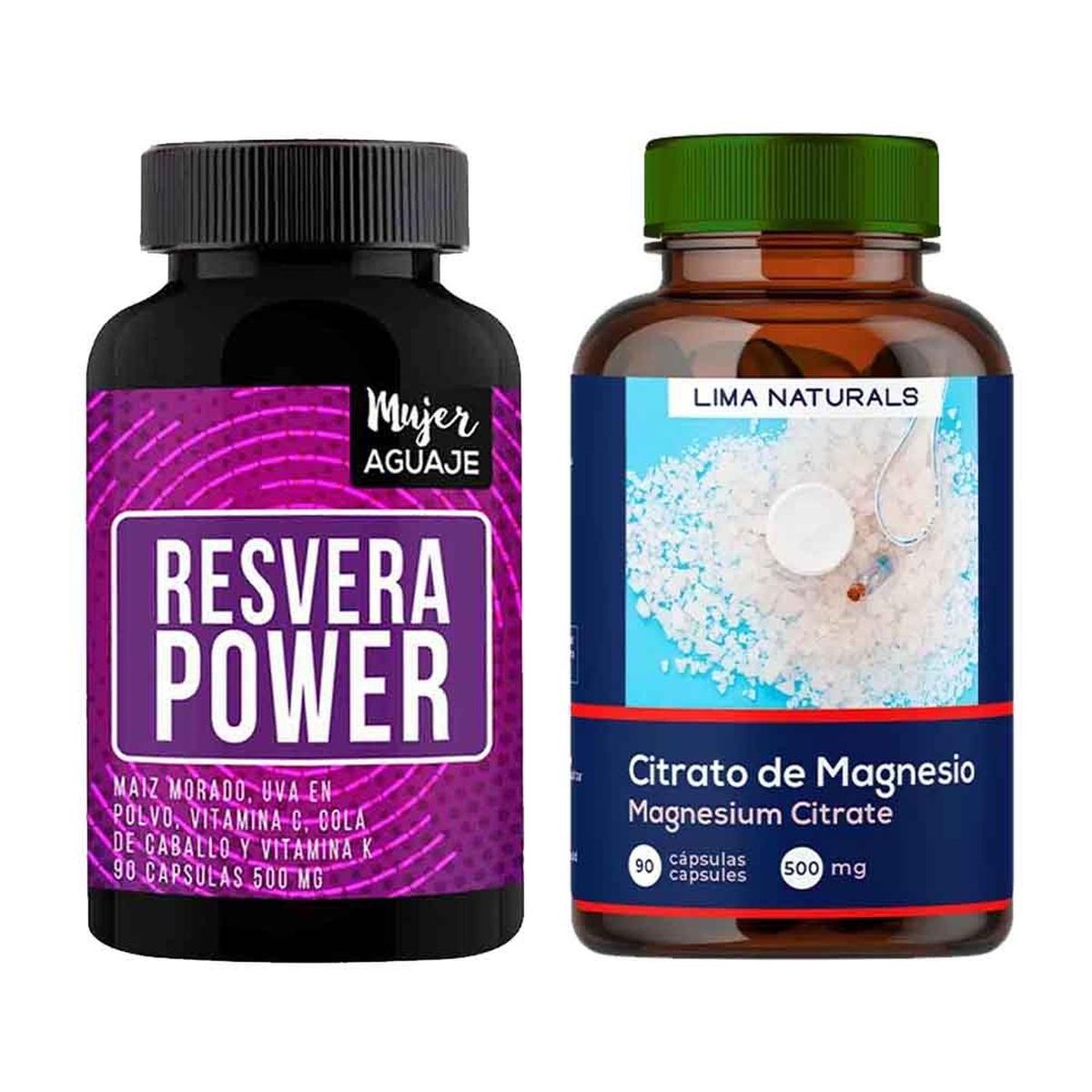LIMA NATURALS - Resvera Power + Citrato de Magnesio Lima Naturals