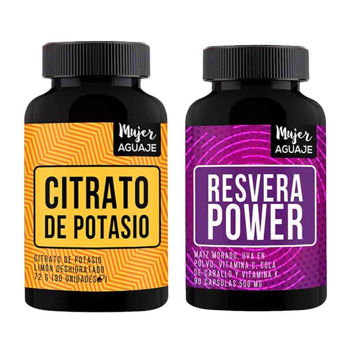 MUJER AGUAJE - Resvera Power + Citrato de Potasio Mujer Aguaje
