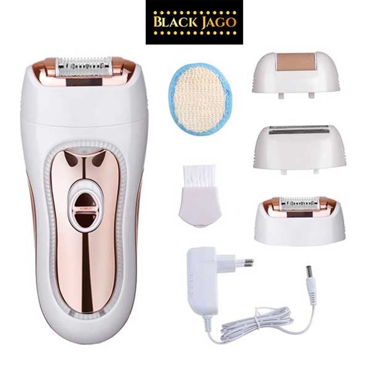 GENERICO - Depiladora 3 en 1 haochan depila, razura y remueve - dorado