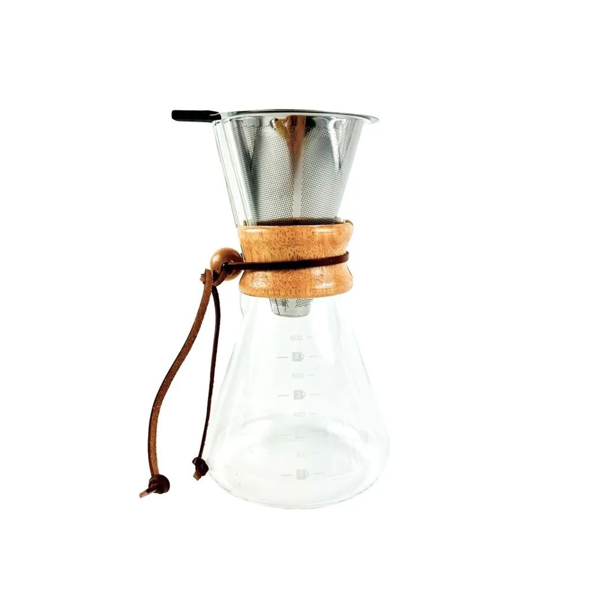 ICHIMATSU - CAFETERA GOTEO TIPO CHEMEX 600 ML ICHIMATSU