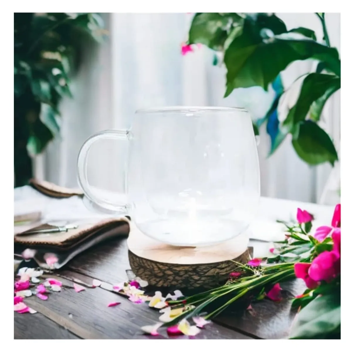 ICHIMATSU - TAZA DE VIDRIO BOROSILICATO DE 200 ML DOBLE PARED ICHIMATSU