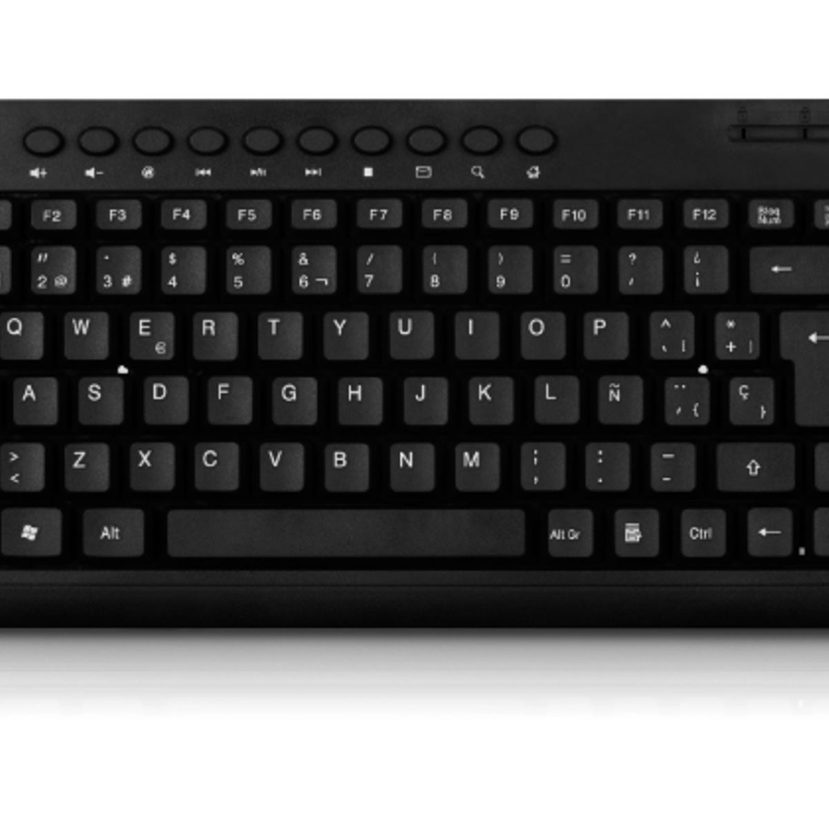 ENKORE - Teclado Multimedia Inalámbrico GEOX SLIM ENK303 USB ENKORE