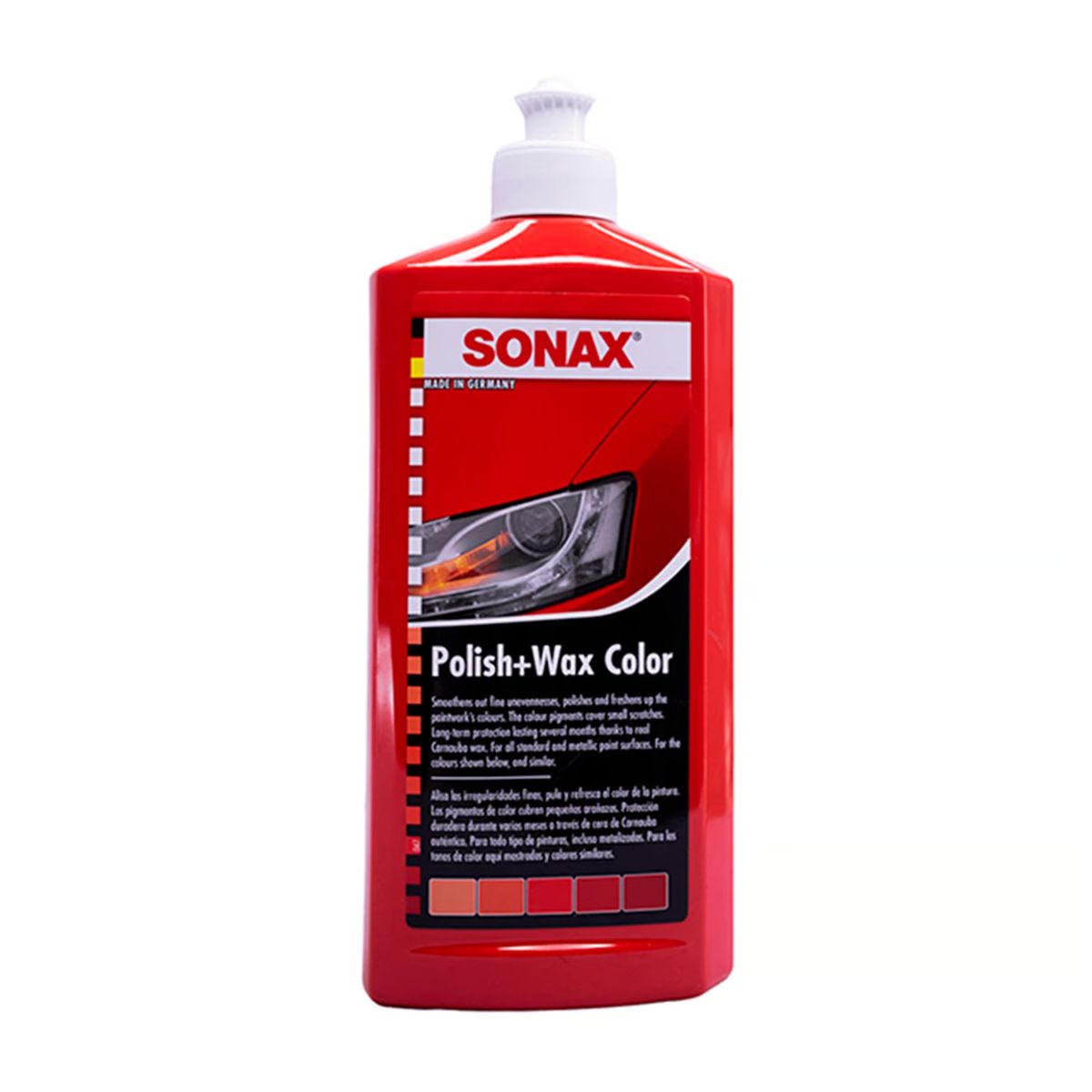 SONAX - Cera Sonax Líquida 500ML Rojo