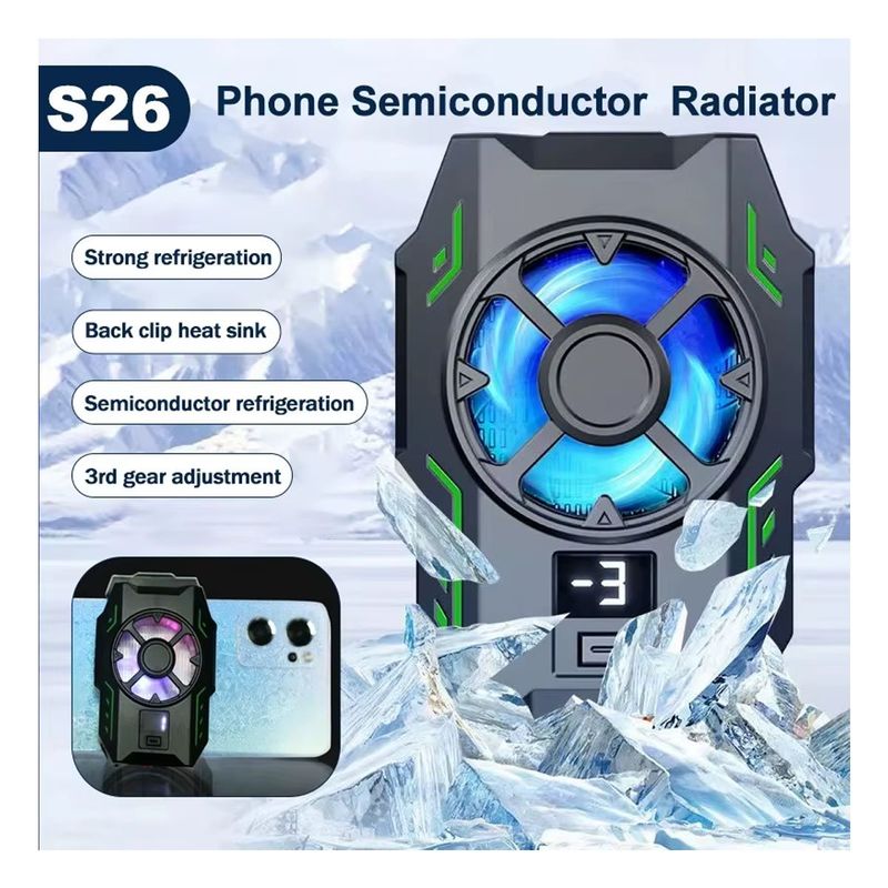 GENERICO - Cooler Para Celular Smartphone Ventilador S26 Pro