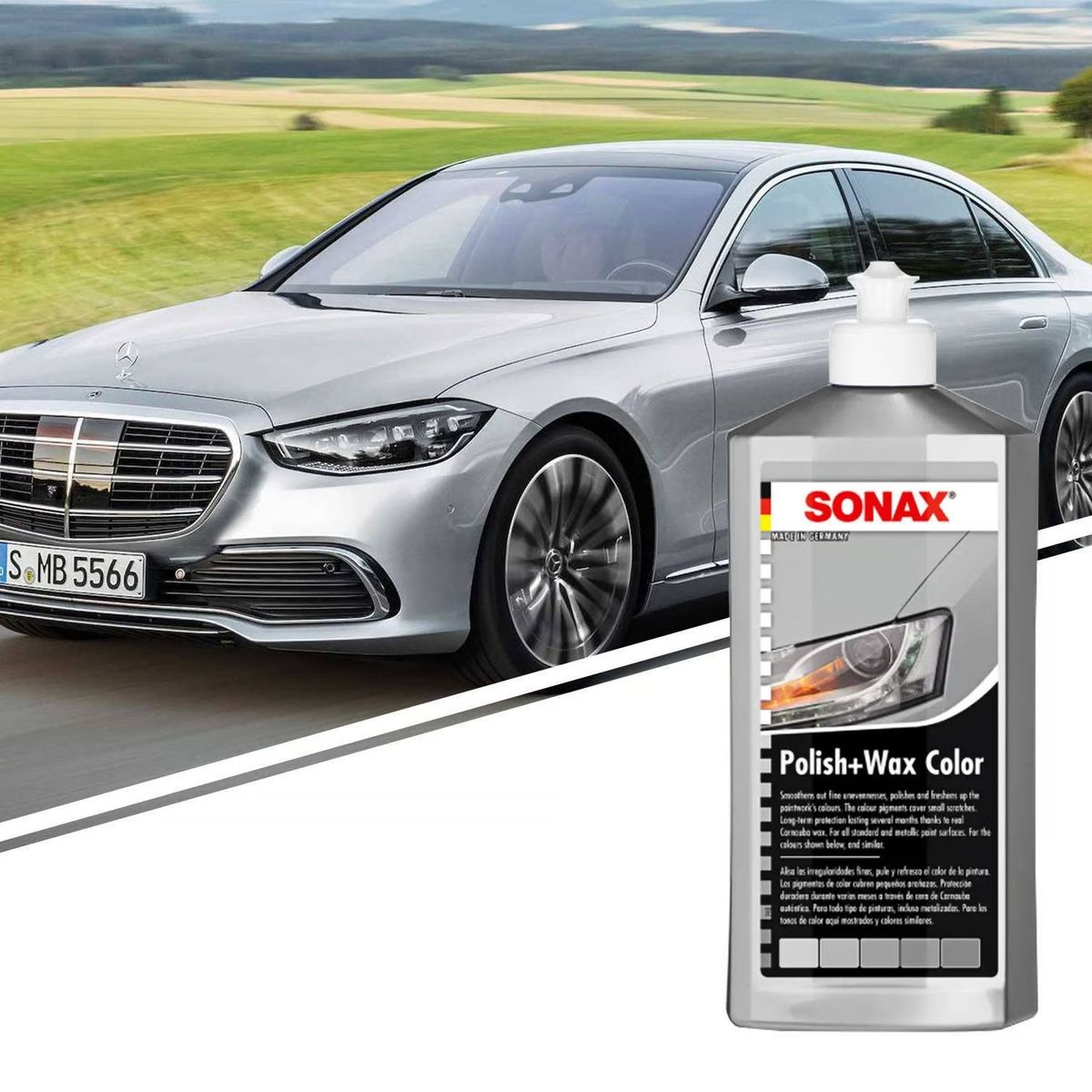 SONAX - Cera Sonax Líquida 500ML Silver