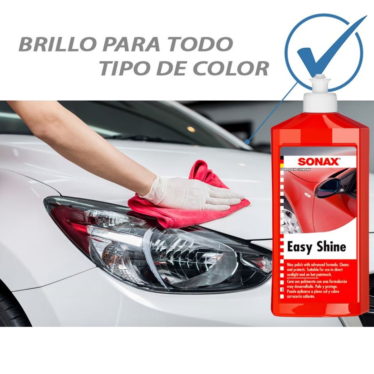 SONAX - Cera Sonax Líquida 500ML Easy Shine Neutral