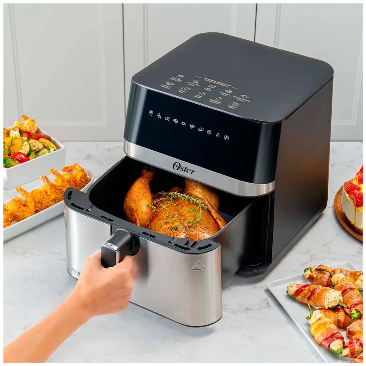 OSTER - Freidora de Aire Oster 75L CKSTAF75DSSDF Negro