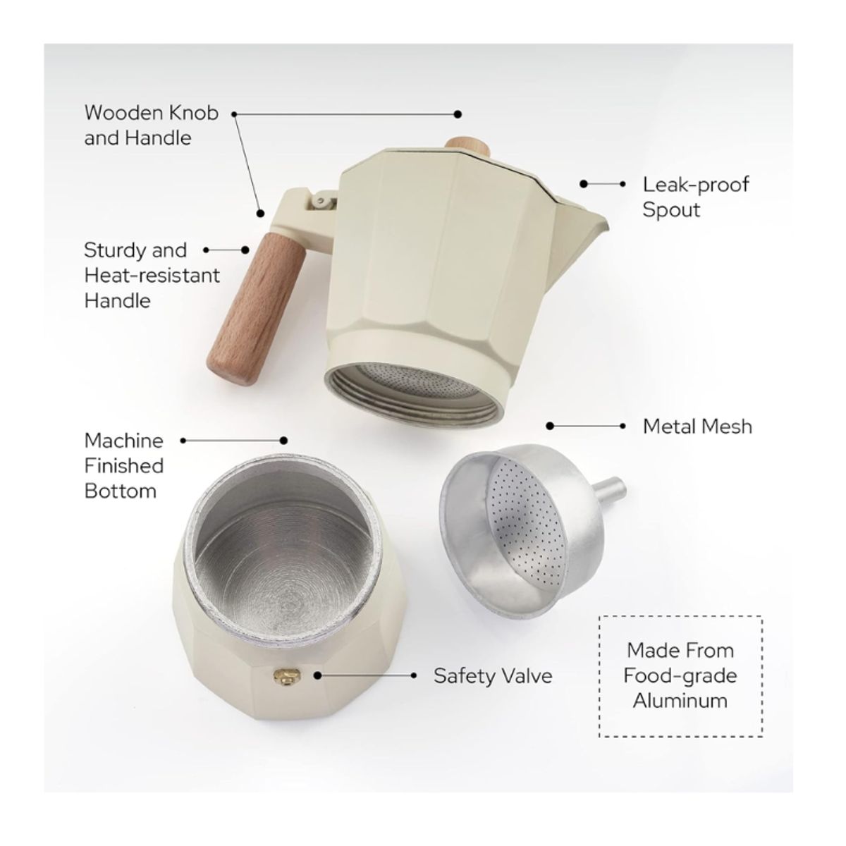 GENERICO - mokas vintage 3 tz blanco