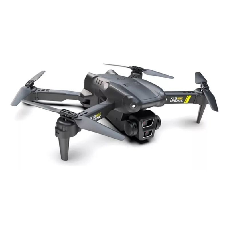 GENERICO - Mini Dron k13 MAX full HD Camara Dual doble Bateria