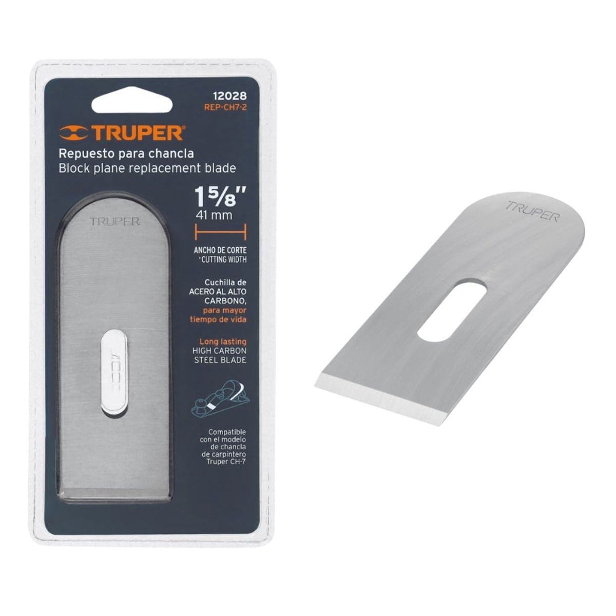 TRUPER - Repuesto de cuchilla para cepillo CH-7 TRUPER