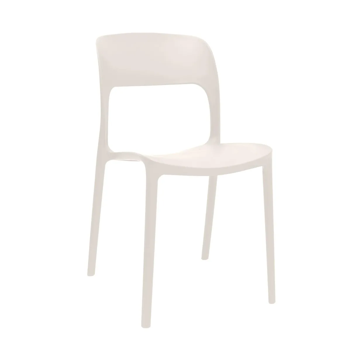 OFIDEAS - Silla De Comedor Diseño Obi Hb Color Blanco Ofideas