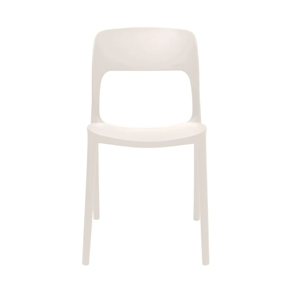 OFIDEAS - Silla De Comedor Diseño Obi Hb Color Blanco Ofideas