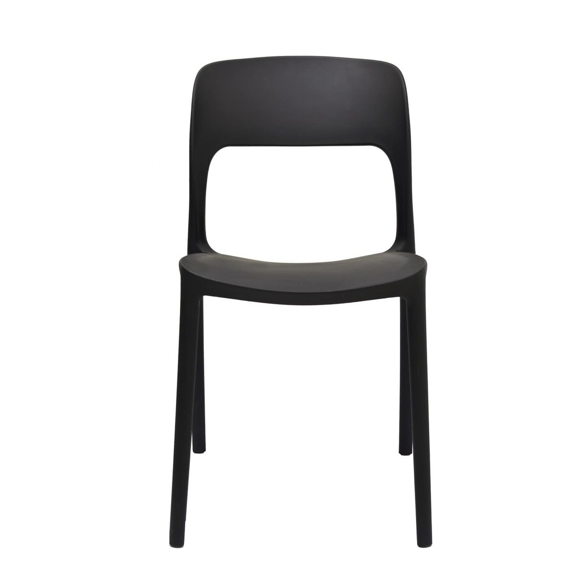 OFIDEAS - Silla De Comedor Diseño Obi Hb Color Negro Ofideas