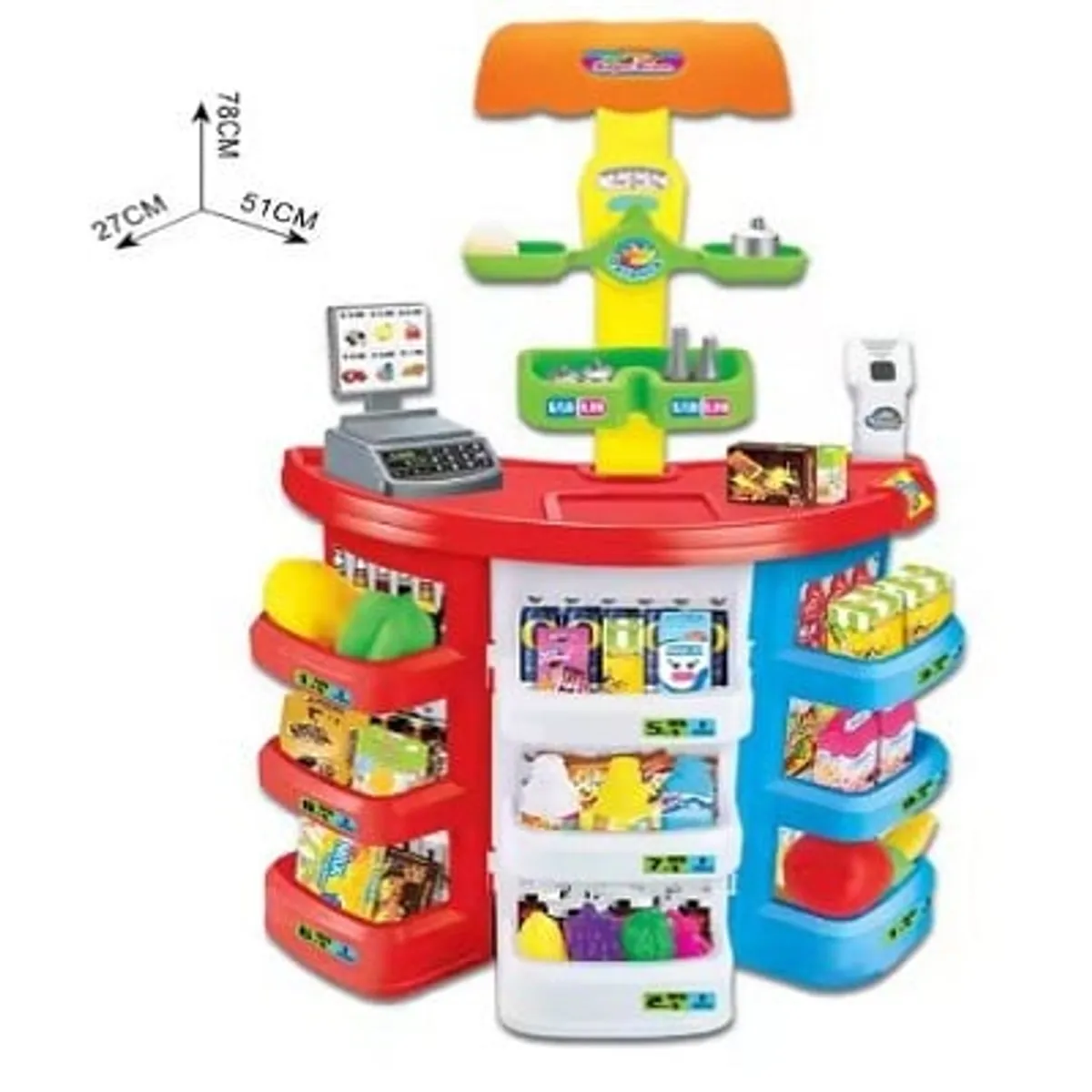 GENERICO - Juguete Set Supermercado de 38  pzs para niños