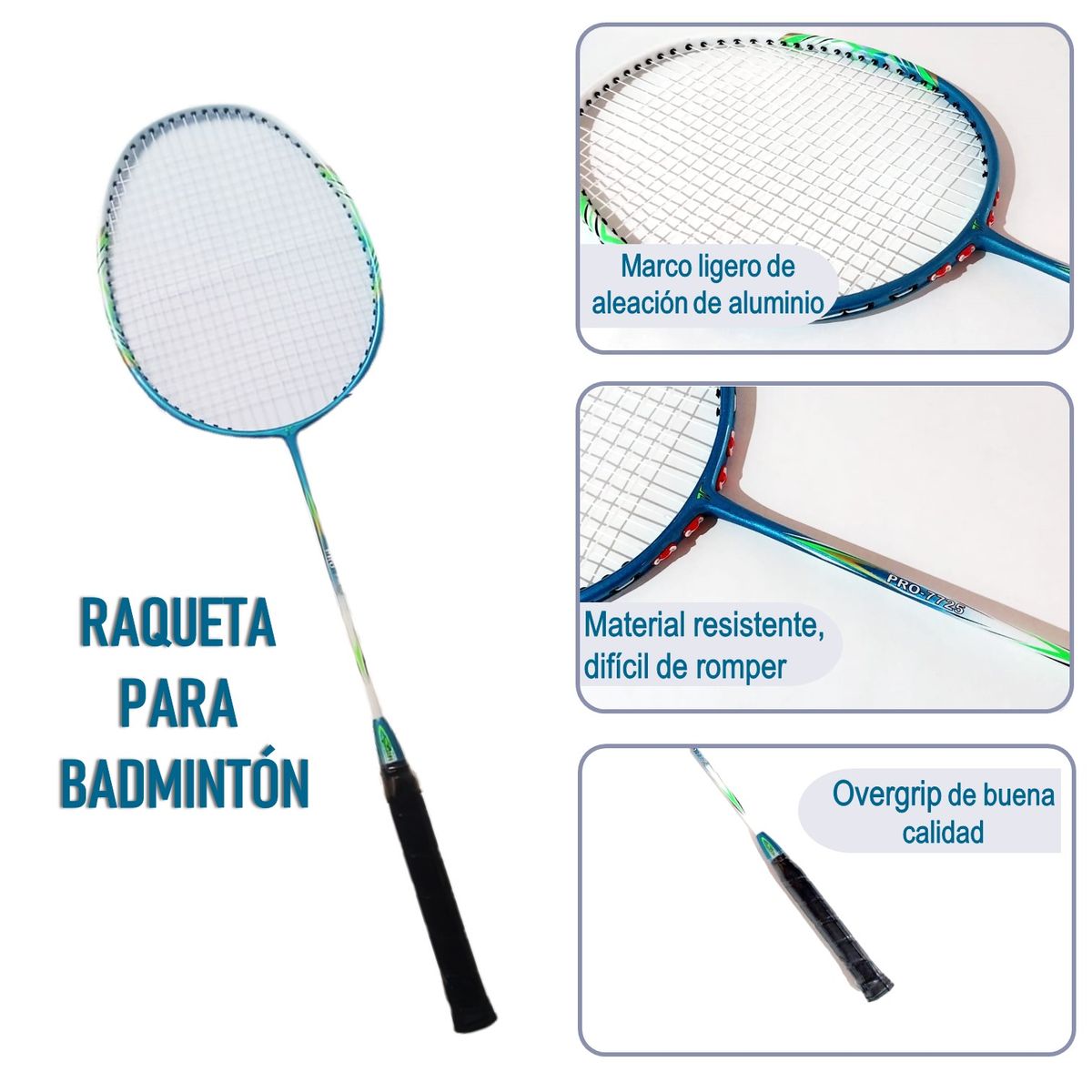 TORNEO - RAQUETAS PARA BÁDMINTON PRO-7725 TORNEO