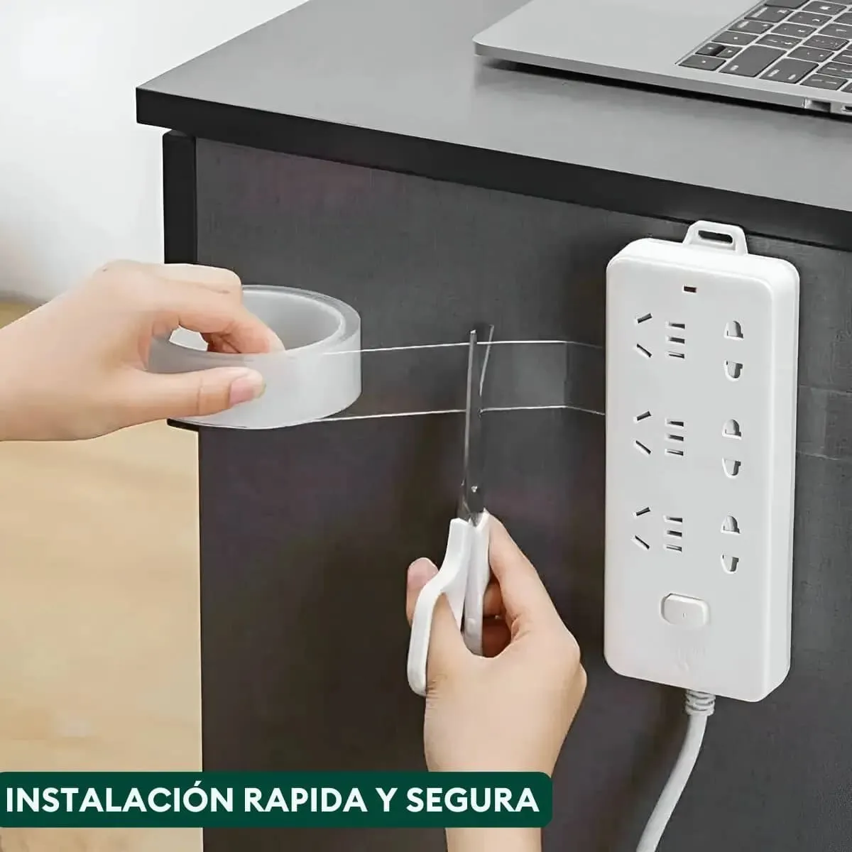 ELMEJORPRECIO - Cinta de Doble Contacto Multiuso Reutilizable