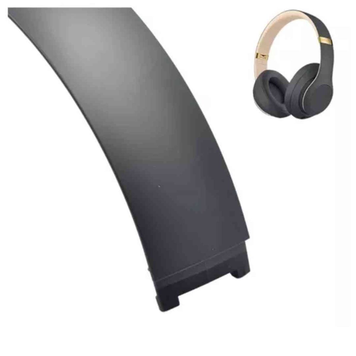 GENERICO - Repuesto De Vincha Diadema Con Perno Para Beats Studio 2 Y 3 Gris