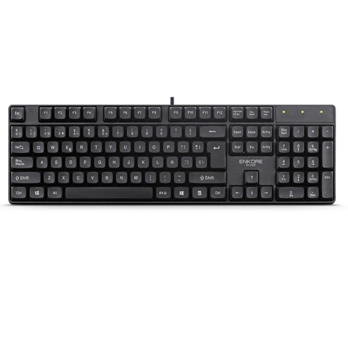 ENKORE - Teclado Alambrico PIVOT ENK301 USB ENKORE