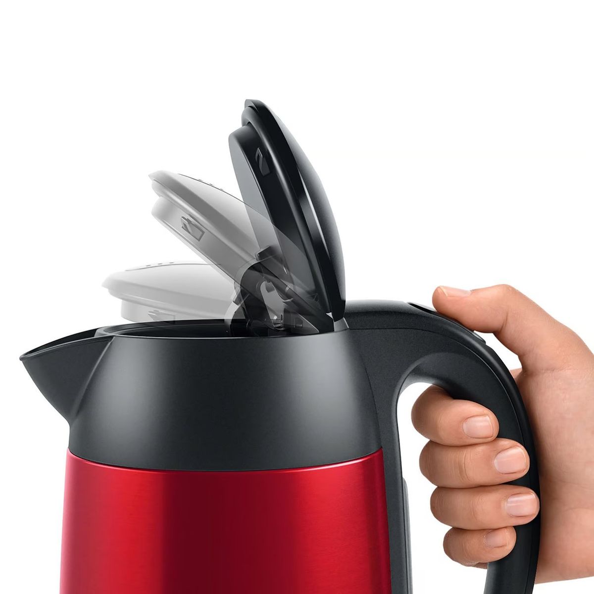 BOSCH - Hervidor Electrico Bosch  TWK3P420 INOX 1.7 litros rojo