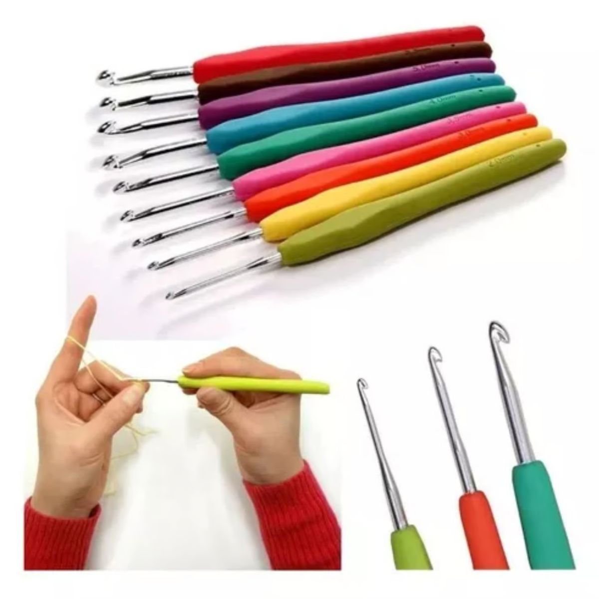 GENERICO - Juego De Crochet 9 Piezas Para Tejer