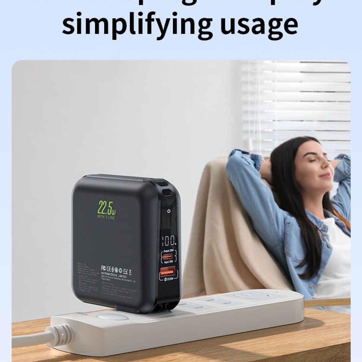 OEM - Tranyoo Power Bank 15000mAh Cargador Portatil