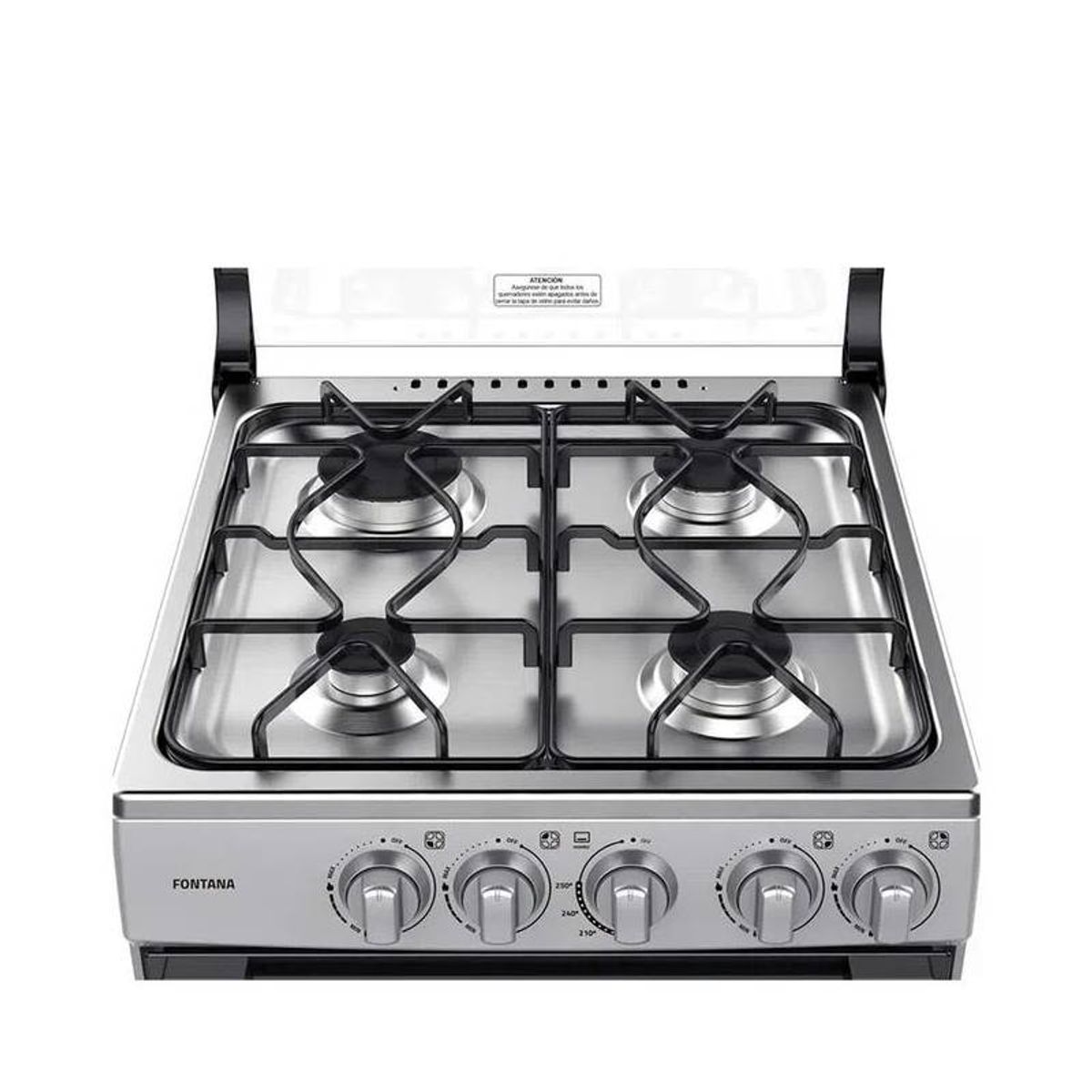 INDURAMA - Cocina a Gas INDURAMA 4 Quemadores FONTANA Gris