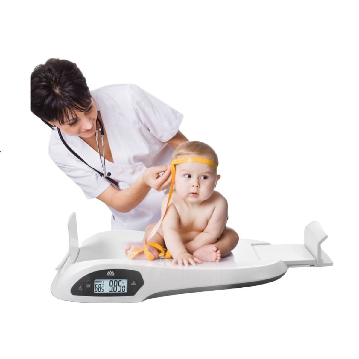 GENERICO - Báscula Balanza inteligente para bebés + Oximetro Pediatrico