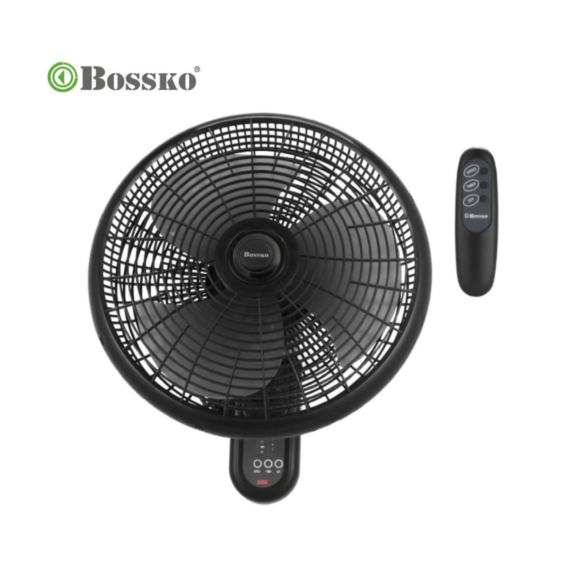 BOSSKO - VENTILADOR DE PARED 16pulg BOSSKO CON CONTROL REMOTO